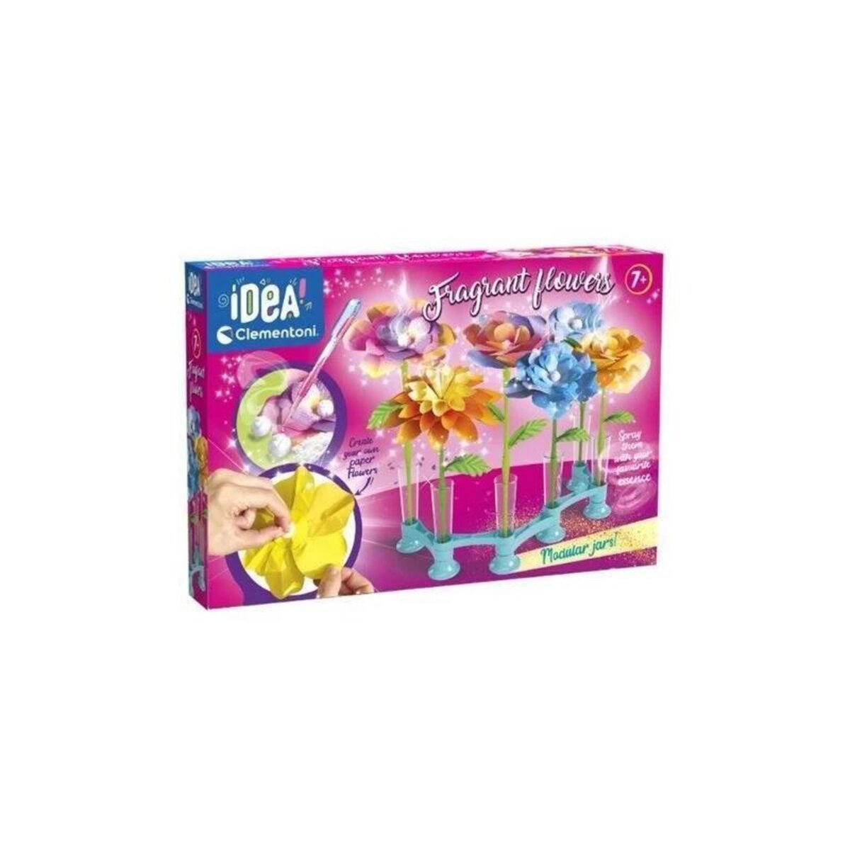 CLEMENTONI CLEMENTONI - Fleurs parfumées a créer - 7 créations - IDEA - Des 7ans