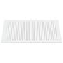Voir la diapositive 3 : VIDAXL Portes d armoire à persiennes 2pcs blanc 99,3x49,4cm pin massif