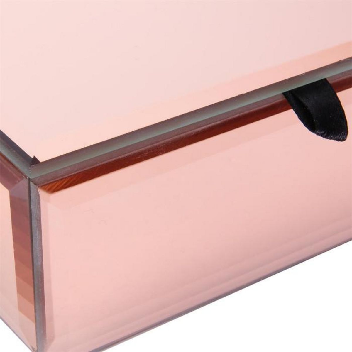 Paris Prix Boîte à Bijoux Design en Verre  Miroir  16cm Cuivre