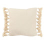 Voir la diapositive 1 : Paris Prix Coussin Déco Pompons  Bella  48x48cm Beige