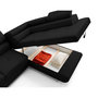 Voir la diapositive 6 : LISA DESIGN Zaria - canapé d'angle droit 5 places convertible avec coffre et têtières en simili
