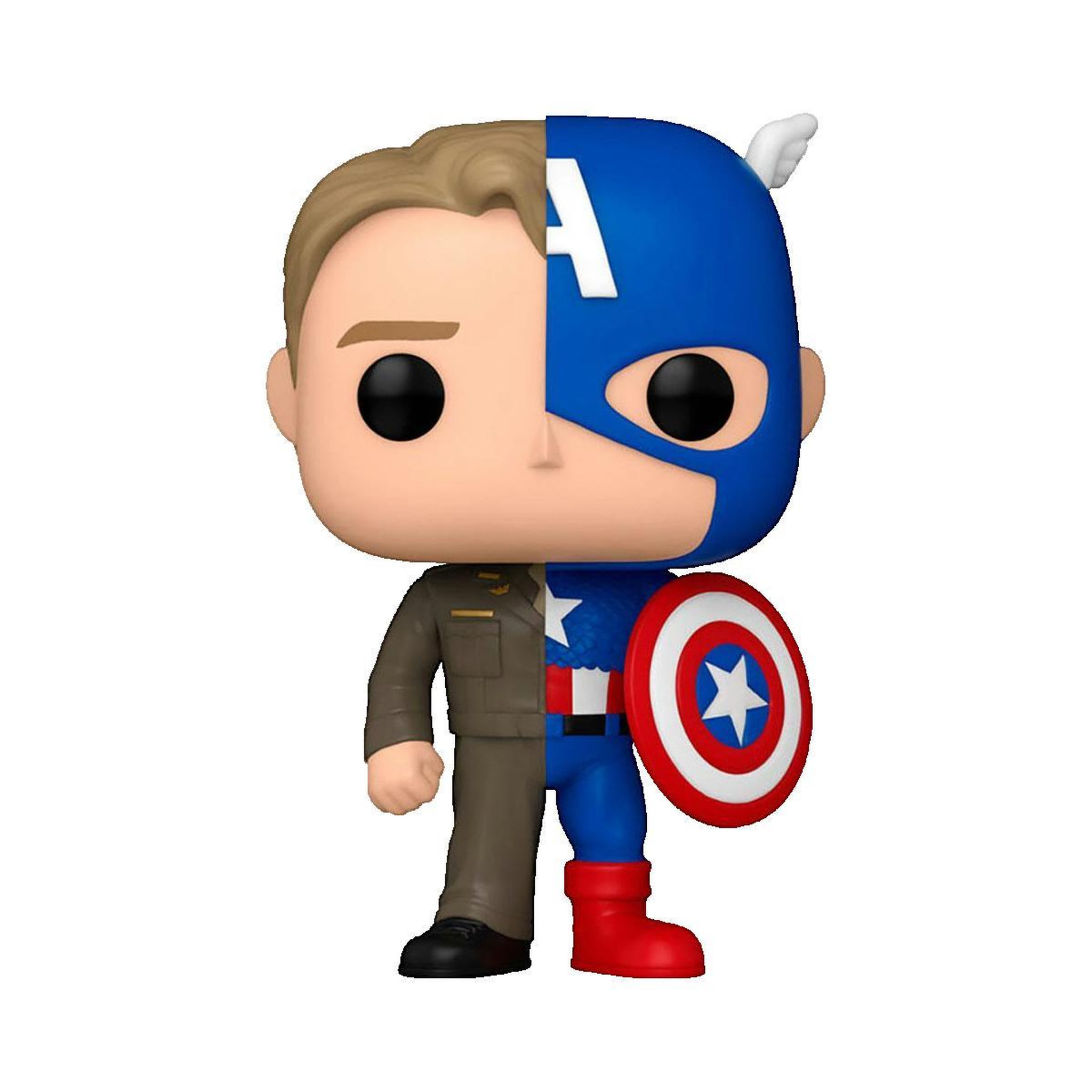 Voir la diapositive 2 : Funko Figurine Funko Pop Captain America Split