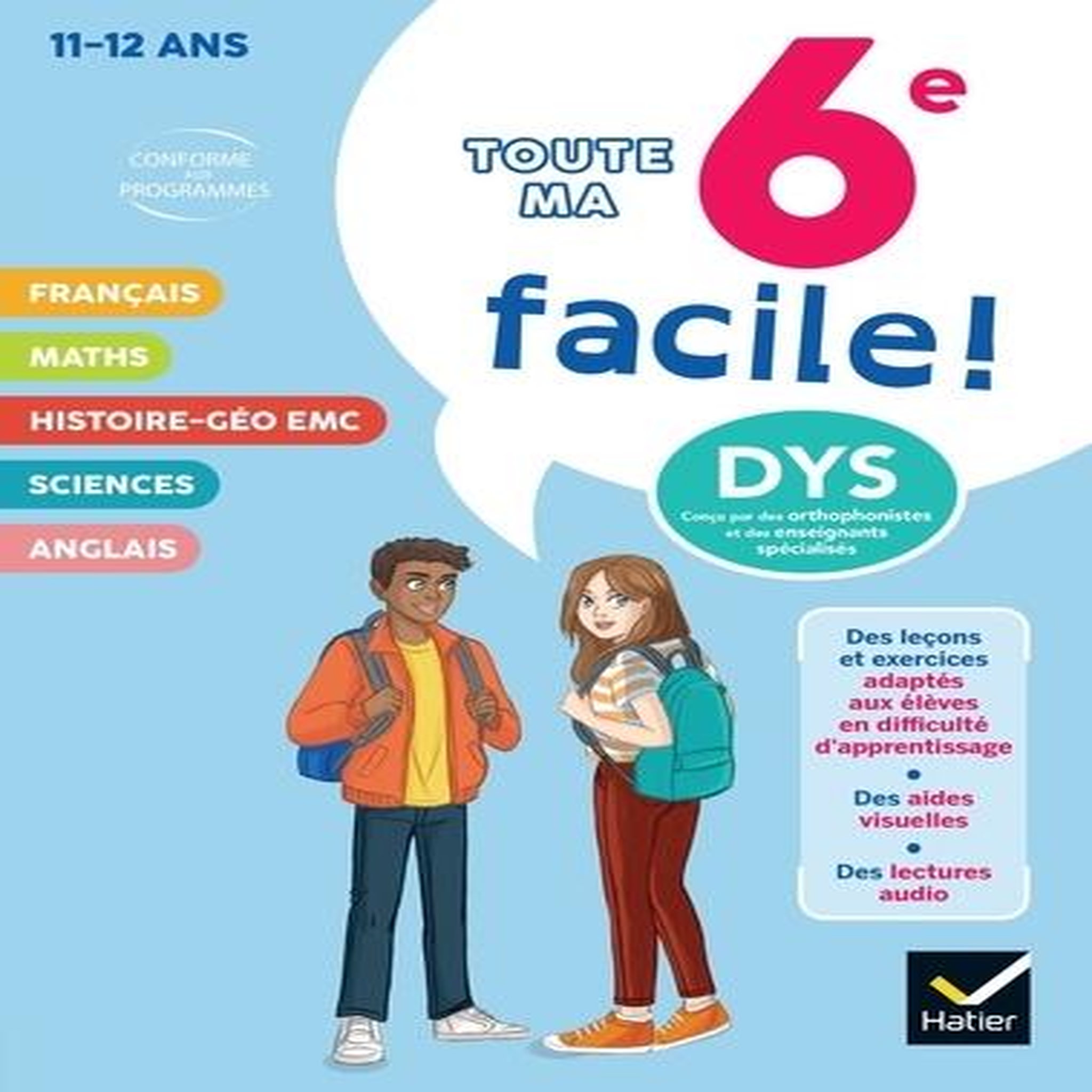 TOUTE MA 6E FACILE ! [ADAPTE AUX DYS], Aumont Stéphanie