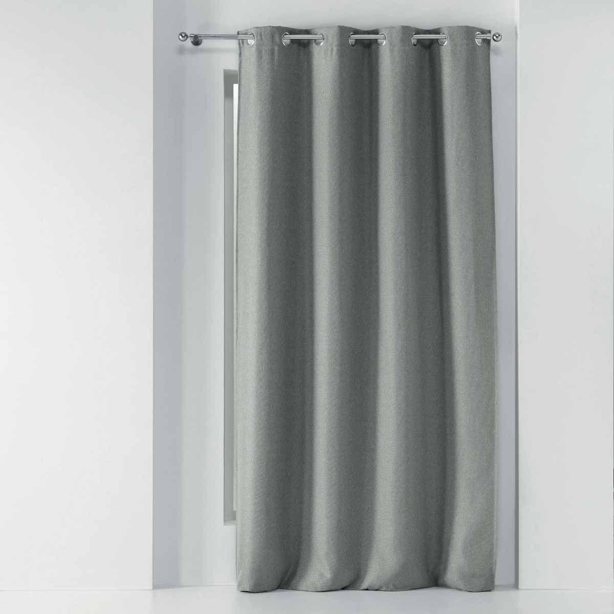 Douceur d'Intérieur Rideau occultant  tissea  135x240cm gris