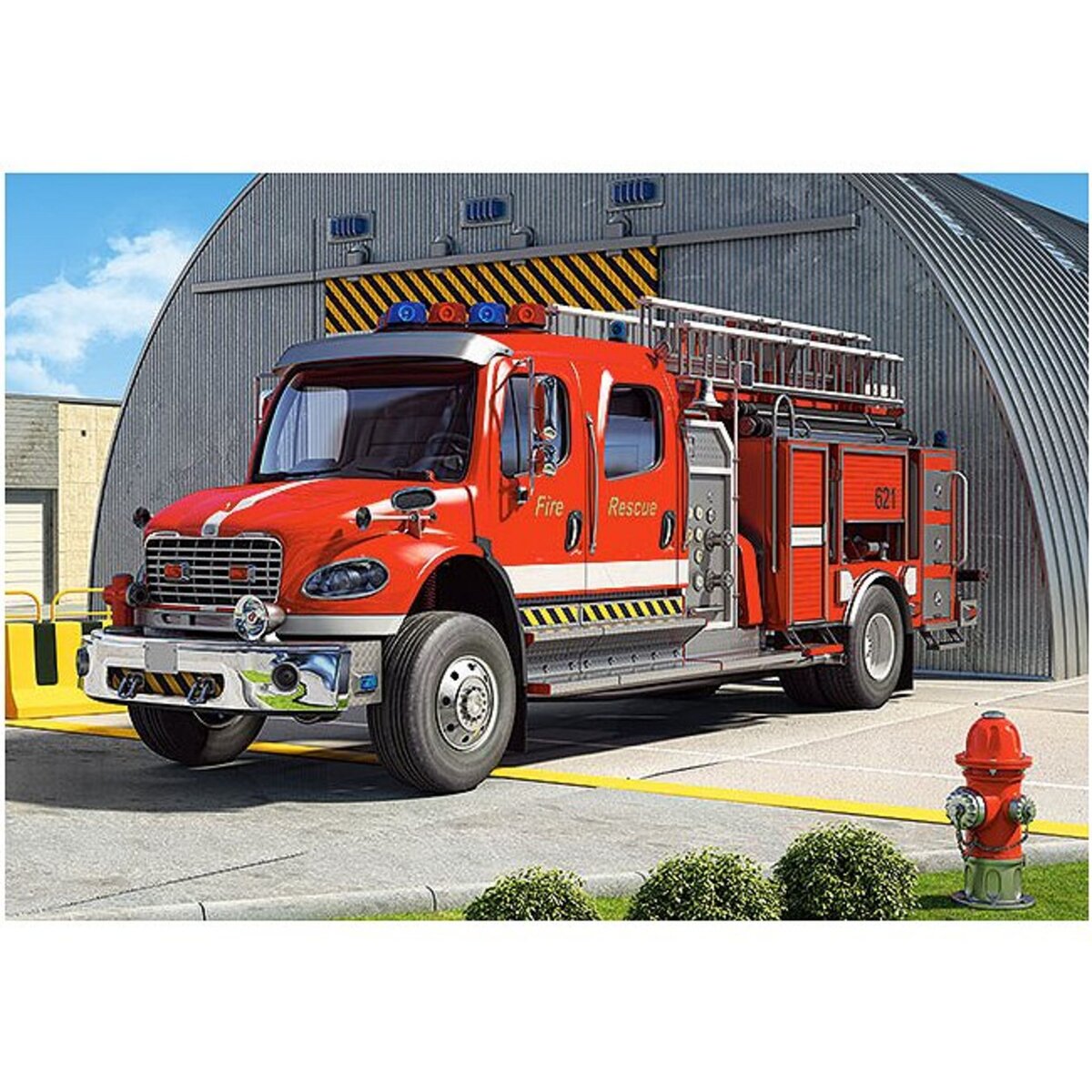 Castorland Puzzle 120 pièces : Camion de pompier
