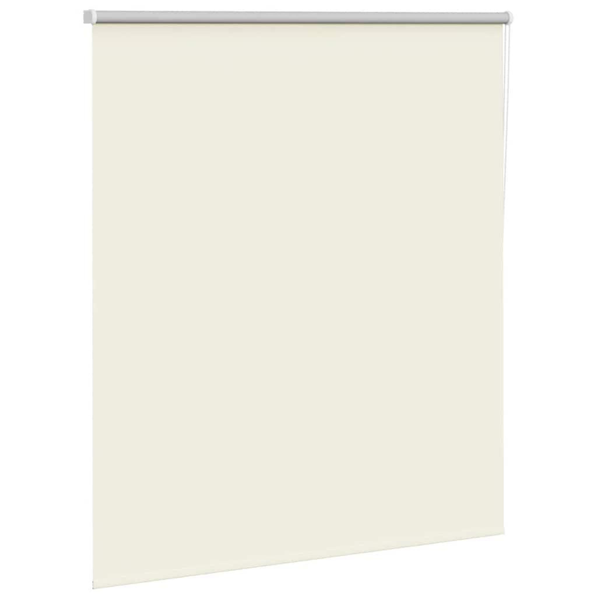 Voir la diapositive 3 : VIDAXL Store enrouleur occultant blanc casse 140x175 cm largeur tissu