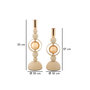 Voir la diapositive 5 : Paris Prix Lot de 2 Chandeliers  Saturn  33cm Crème & Or