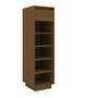 Voir la diapositive 2 : VIDAXL Armoire a chaussures marron miel 30x34x105cm bois de pin massif