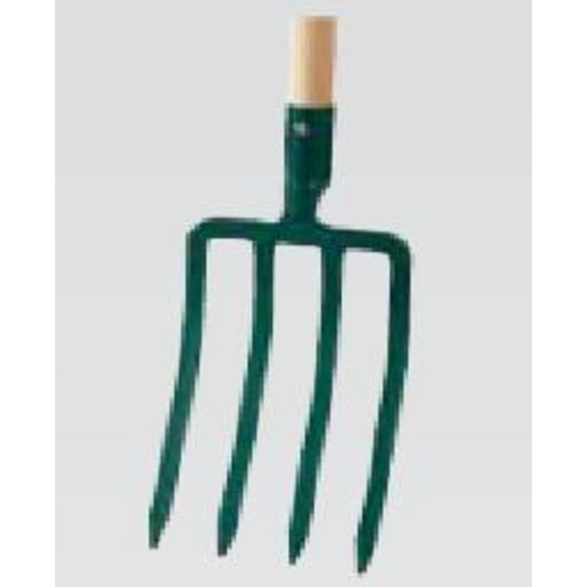 Leborgne Fourche à bêcher douille 4 dents - 30 cm - manche béquille en bois certifié PEFC 100%