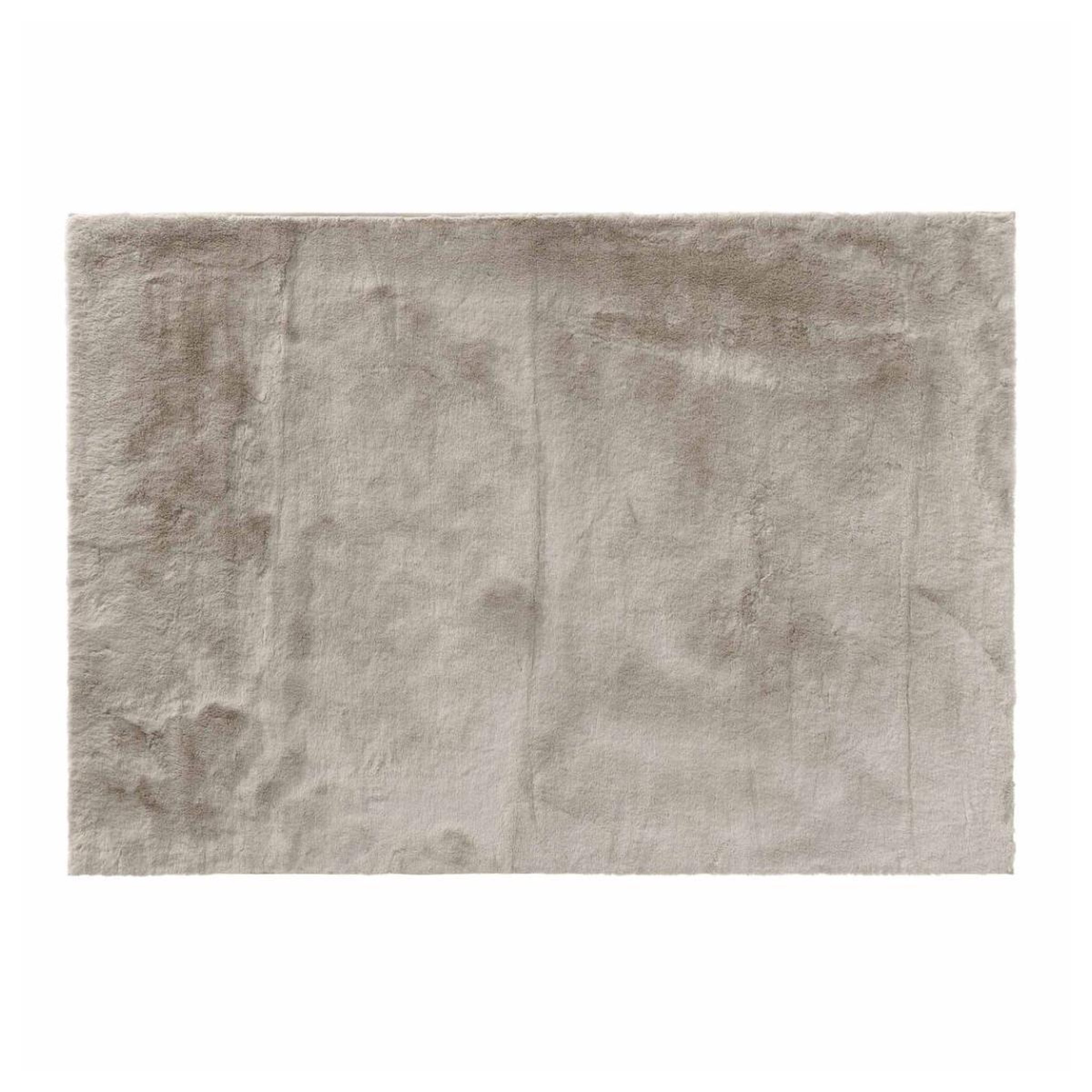 Douceur d'Intérieur Tapis imitation fourrure  feline  120x170cm taupe