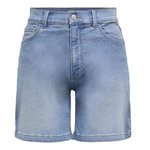 Only Short  Clair Femme Only Mia. Coloris disponibles : Bleu