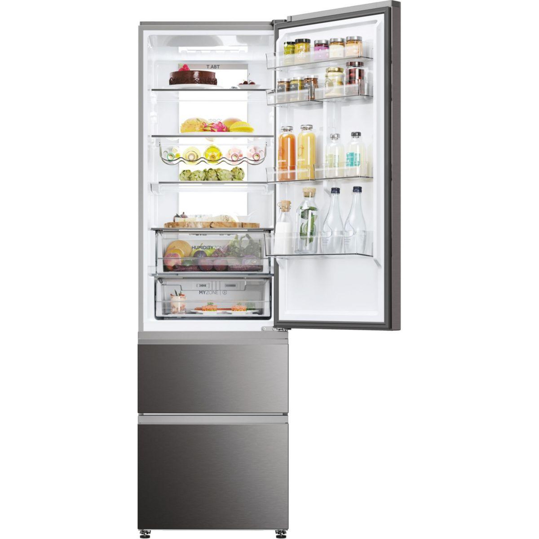 Voir la diapositive 2 : HAIER Réfrigérateur combiné HTW7620CNMP