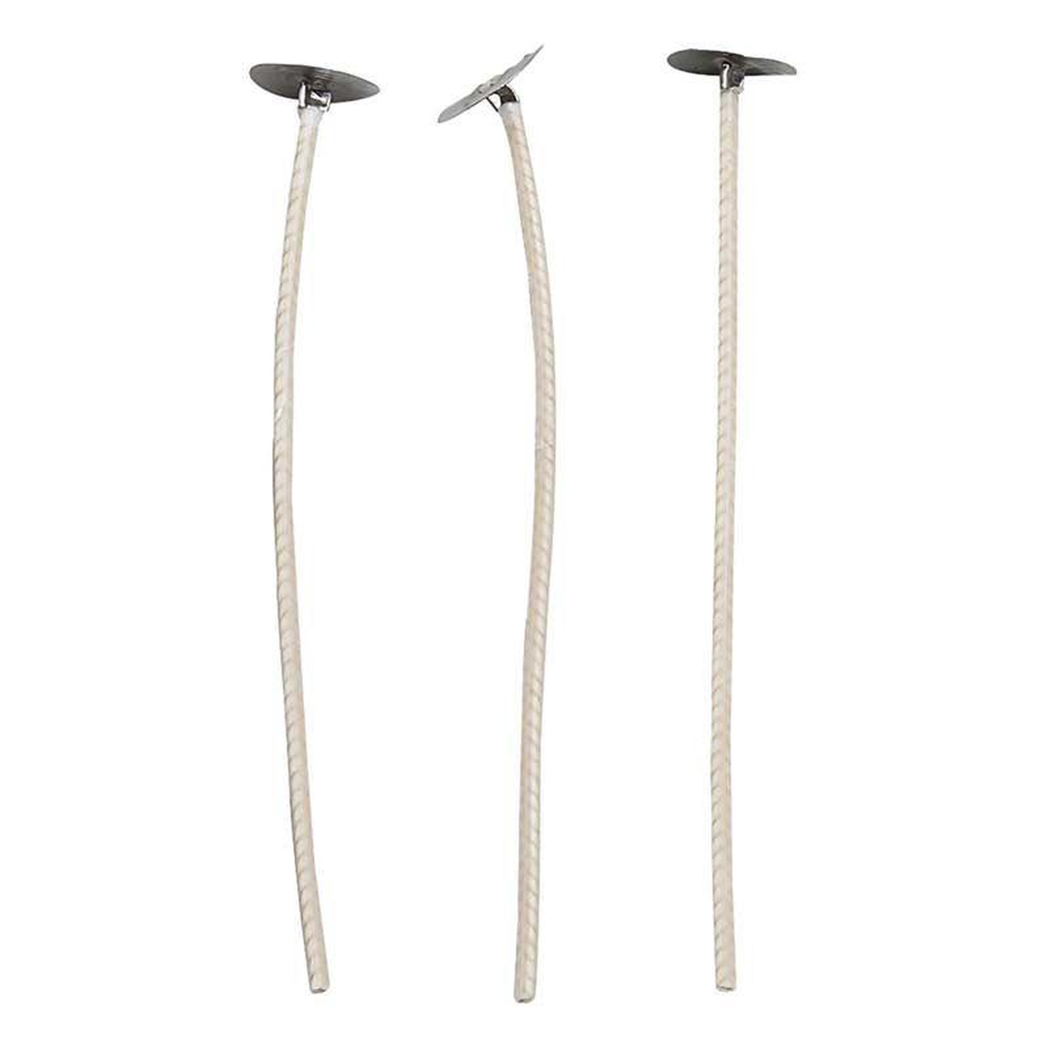 CREATIV COMPANY 50 Mèches à bougie cirées - 10 cm x 2 mm