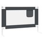 Voir la diapositive 3 : VIDAXL Barriere de securite de lit d'enfant Gris fonce 100x25 cm Tissu