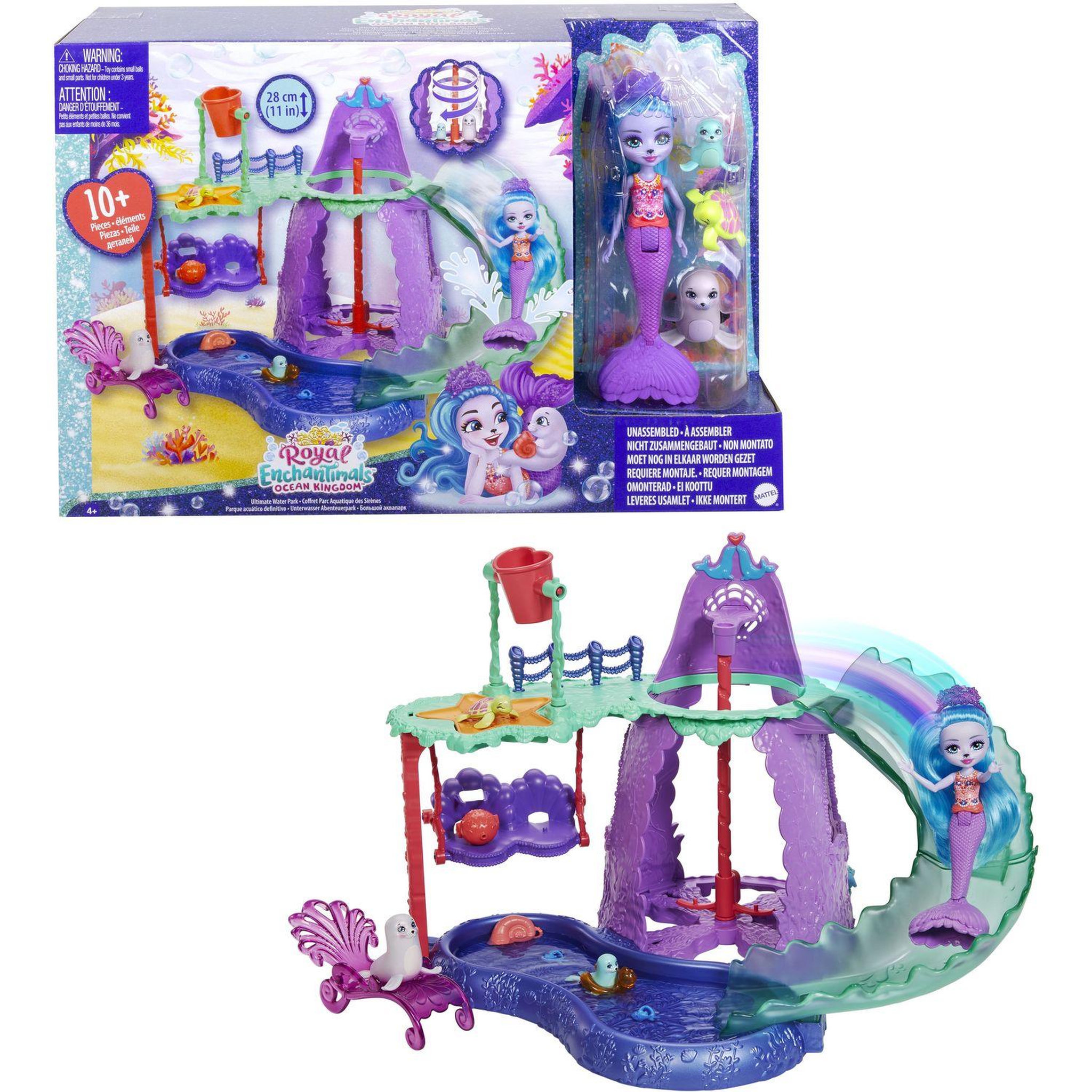 Voir la diapositive 2 : MATTEL Parc aquatique des Sirènes Enchantimals 