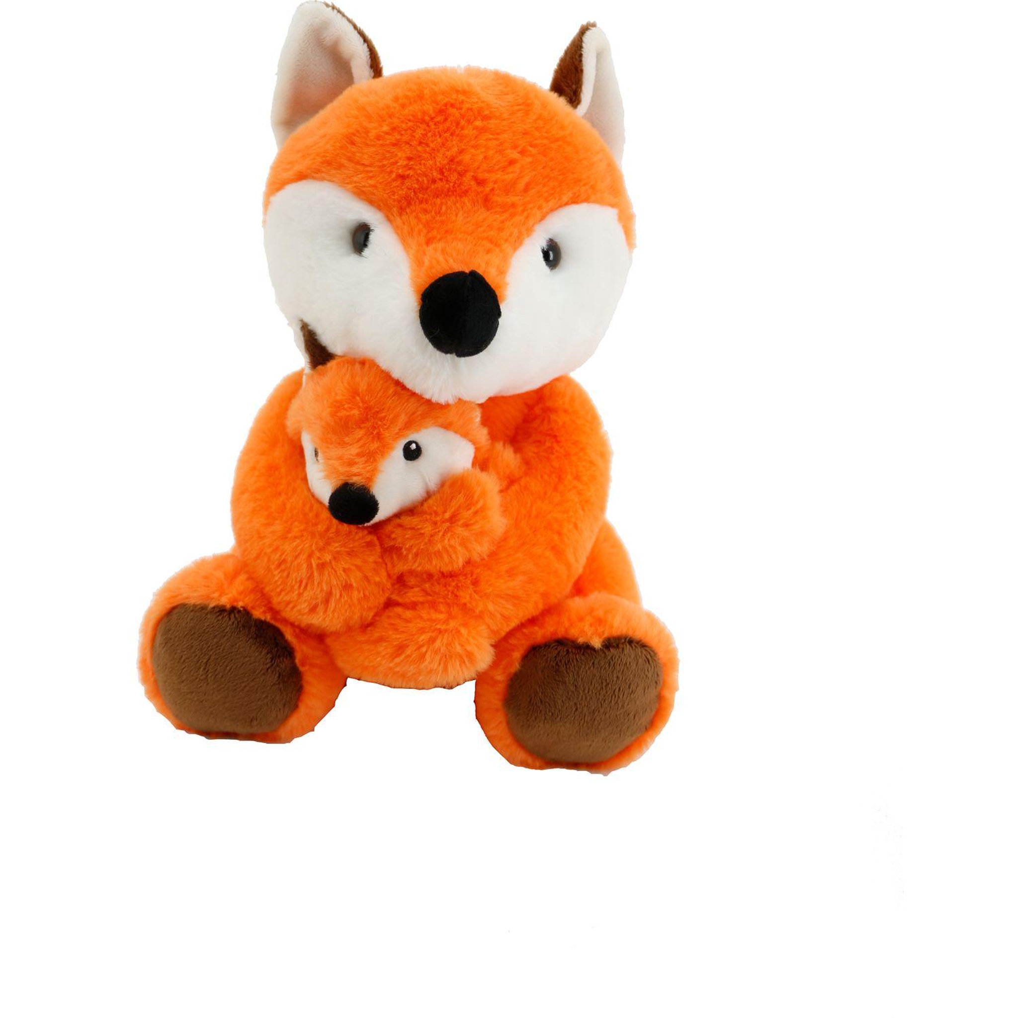 Voir la diapositive 1 : One Two Fun Peluche Maman et son bébé - 28 cm