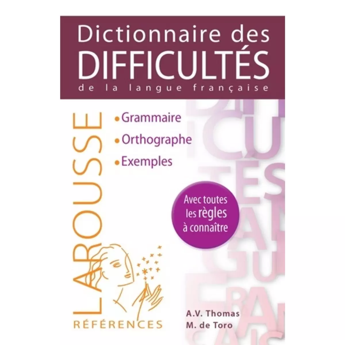  DICTIONNAIRE DES DIFFICULTES DE LA LANGUE FRANCAISE, Thomas Adolphe