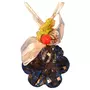 ATMOSPHERA Fleur de noël en acrylique 12 perles - Gris