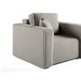 Voir la diapositive 4 : BEST MOBILIER Topaze - fauteuil - en tissu bouclette