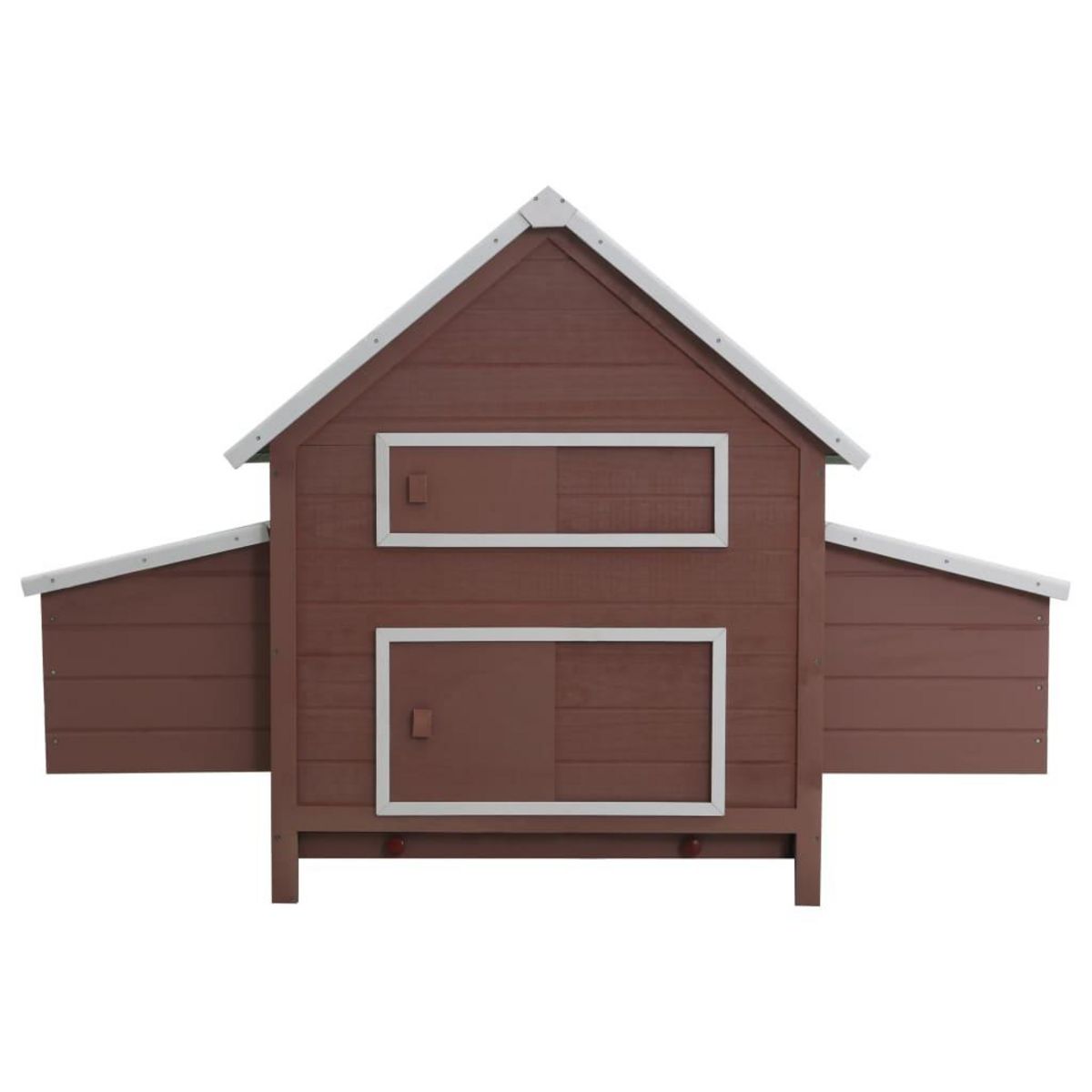 VIDAXL Poulailler Marron 157x97x110 cm Bois