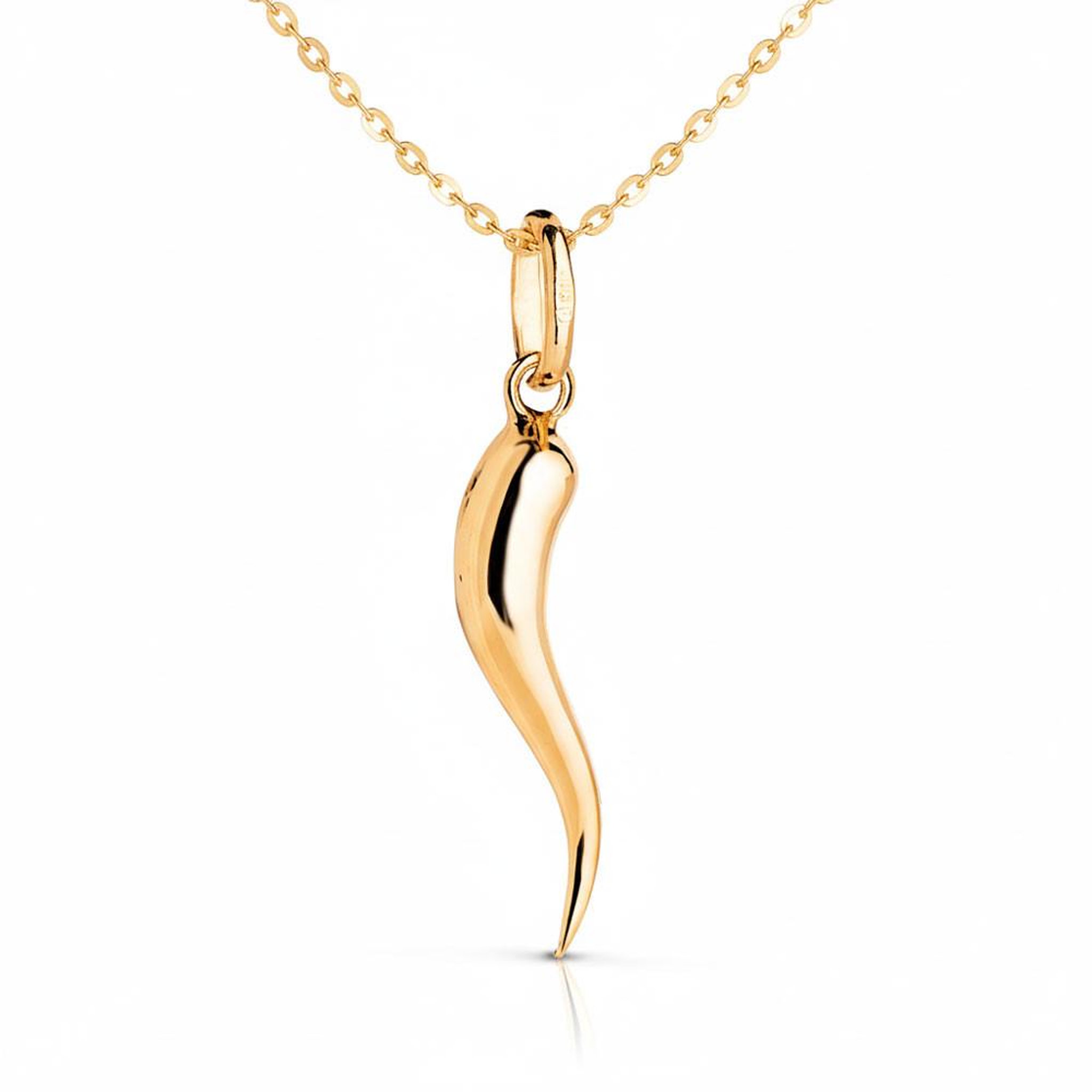L'ATELIER D'AZUR Pendentif Gundilla en Or Jaune 18 Carats 750 + Chaîne Offerte