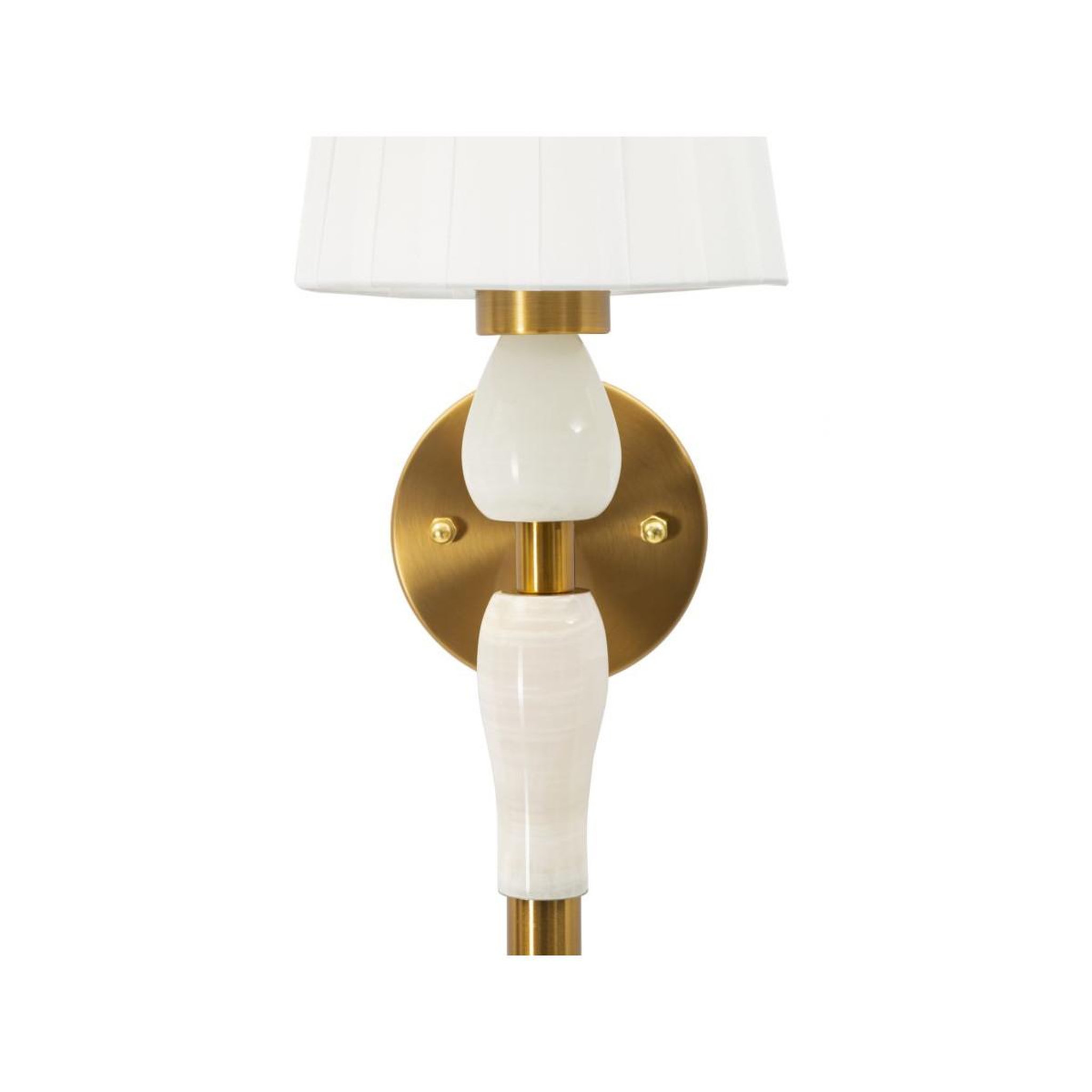 Voir la diapositive 4 : Paris Prix Applique Murale  Budapest  46cm Blanc & Or