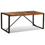 Voir la diapositive 2 : VIDAXL Table a manger Bois de recuperation massif 180 cm