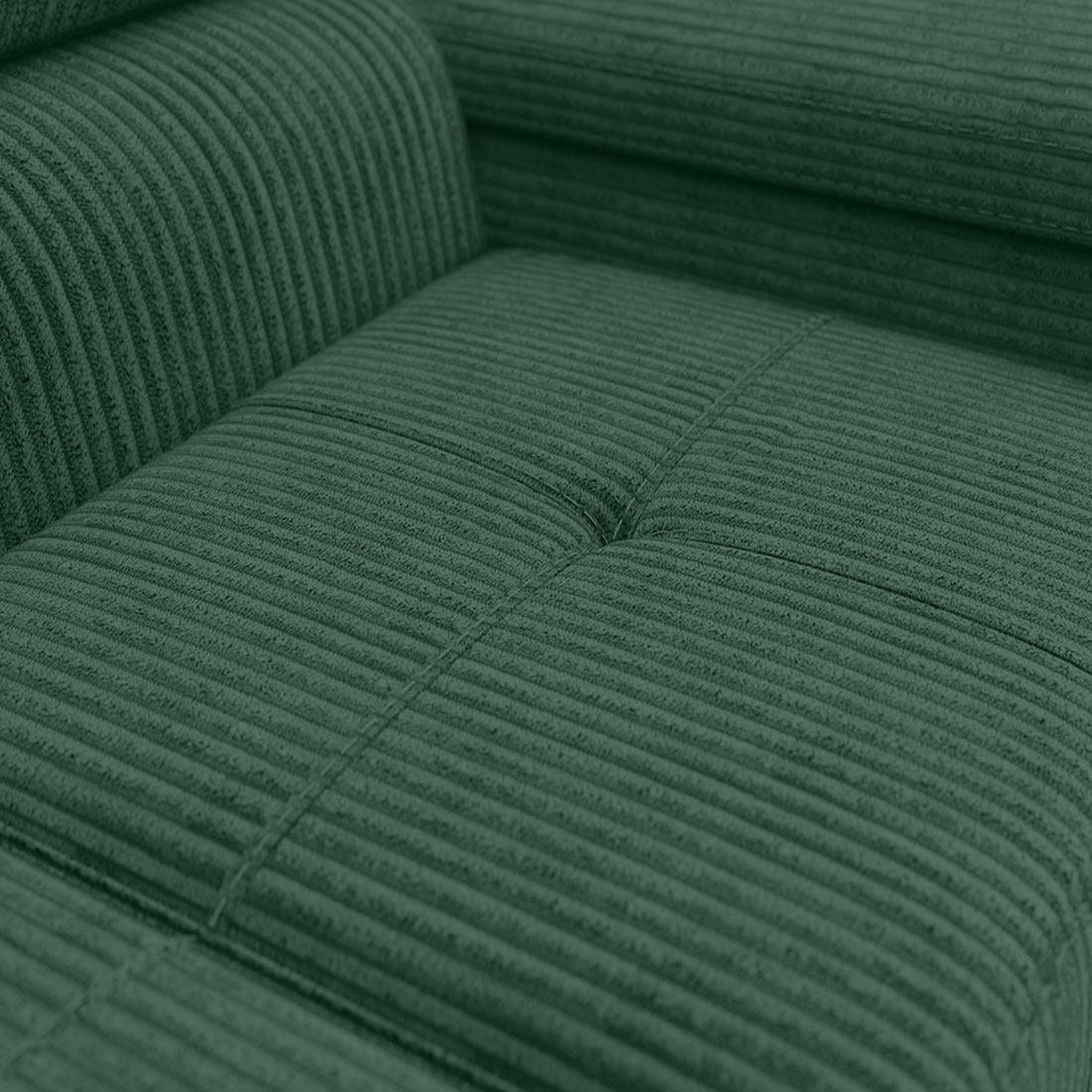 Voir la diapositive 4 : BEST MOBILIER Pablo - canapé droit 2 places avec têtières ajustables - en velours côtelé