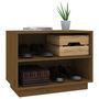 Voir la diapositive 4 : VIDAXL Armoire a chaussures Marron miel 60x34x45 cm Bois de pin massif