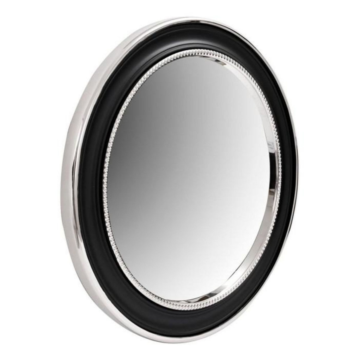 Paris Prix Miroir Mural Design  Eleganca  58cm Argent & Noir