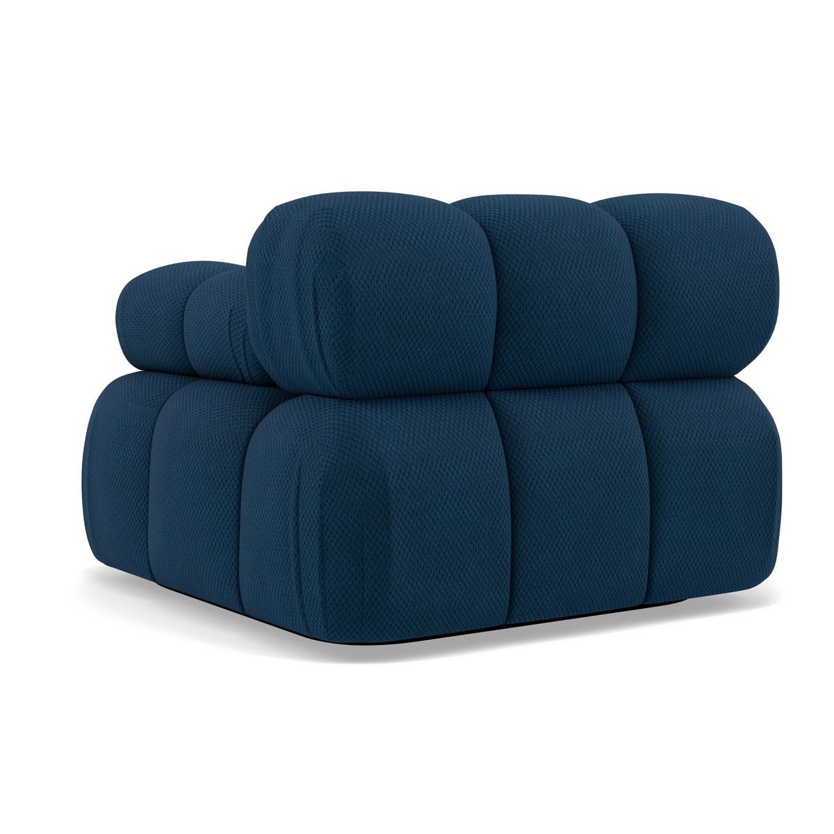 LISA DESIGN Ruby - module d'assise droit en velours texturé