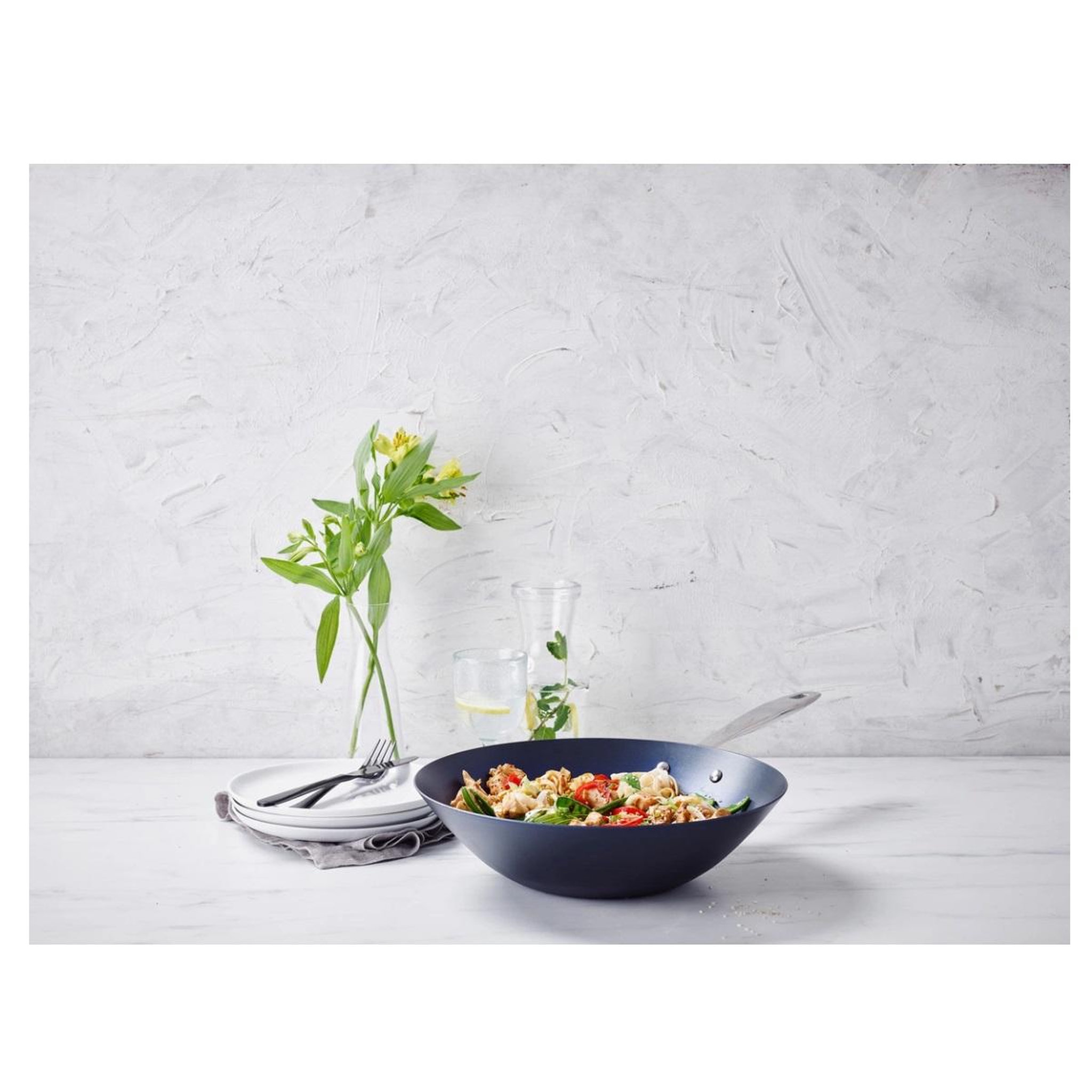 Voir la diapositive 6 : Beka Poêle wok en acier 31cm - 15028314