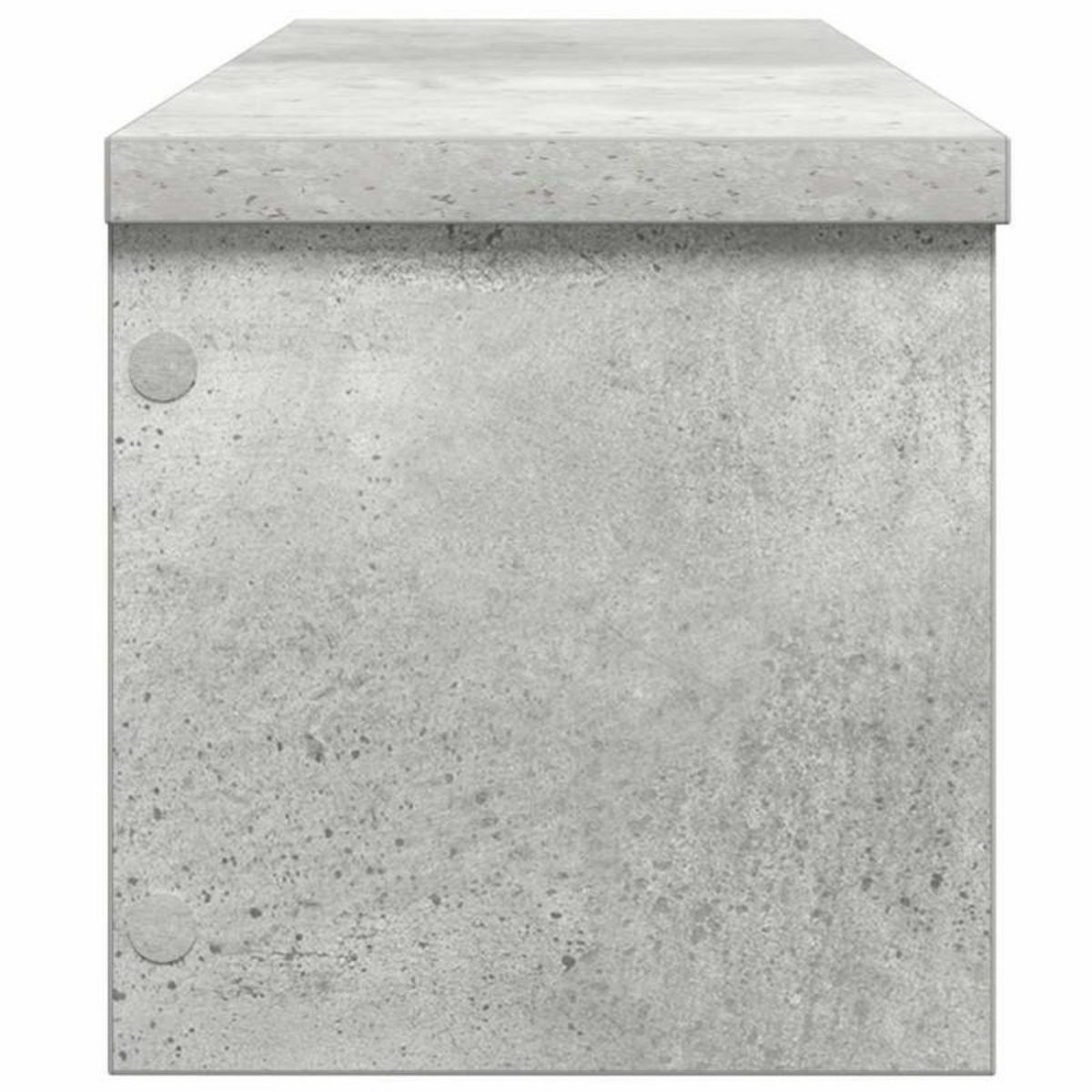 VIDAXL Étagère de cuisine empilable gris béton 60x15x16 cm