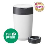TOMMEE TIPPEE Tommee Tippee - Poubelles a couches - Twist & Click - Anti-Odeurs Anti-Germes - 1 cassette - Film multicouche antibactérien - B