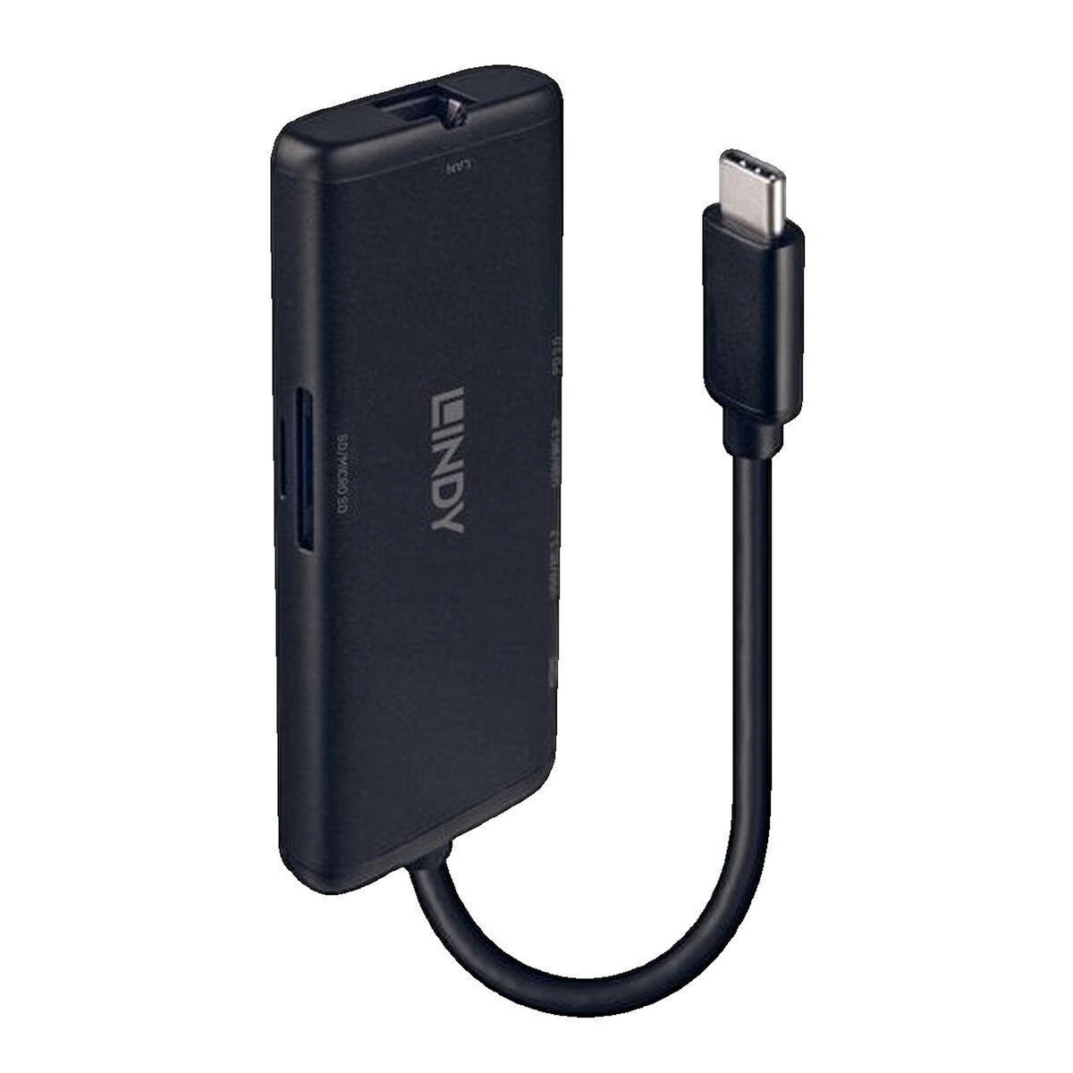 LINDAM Station d'accueil LINDY 43358 USB-C 3,2 Gen 1 avec HDMI et GigE