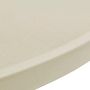 Voir la diapositive 4 : VIDAXL Housse de table Ø 80 cm Creme extensible 2 pcs