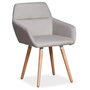 Voir la diapositive 1 : Paris Prix Fauteuil Design Scandinave  Dorcy  82cm Beige