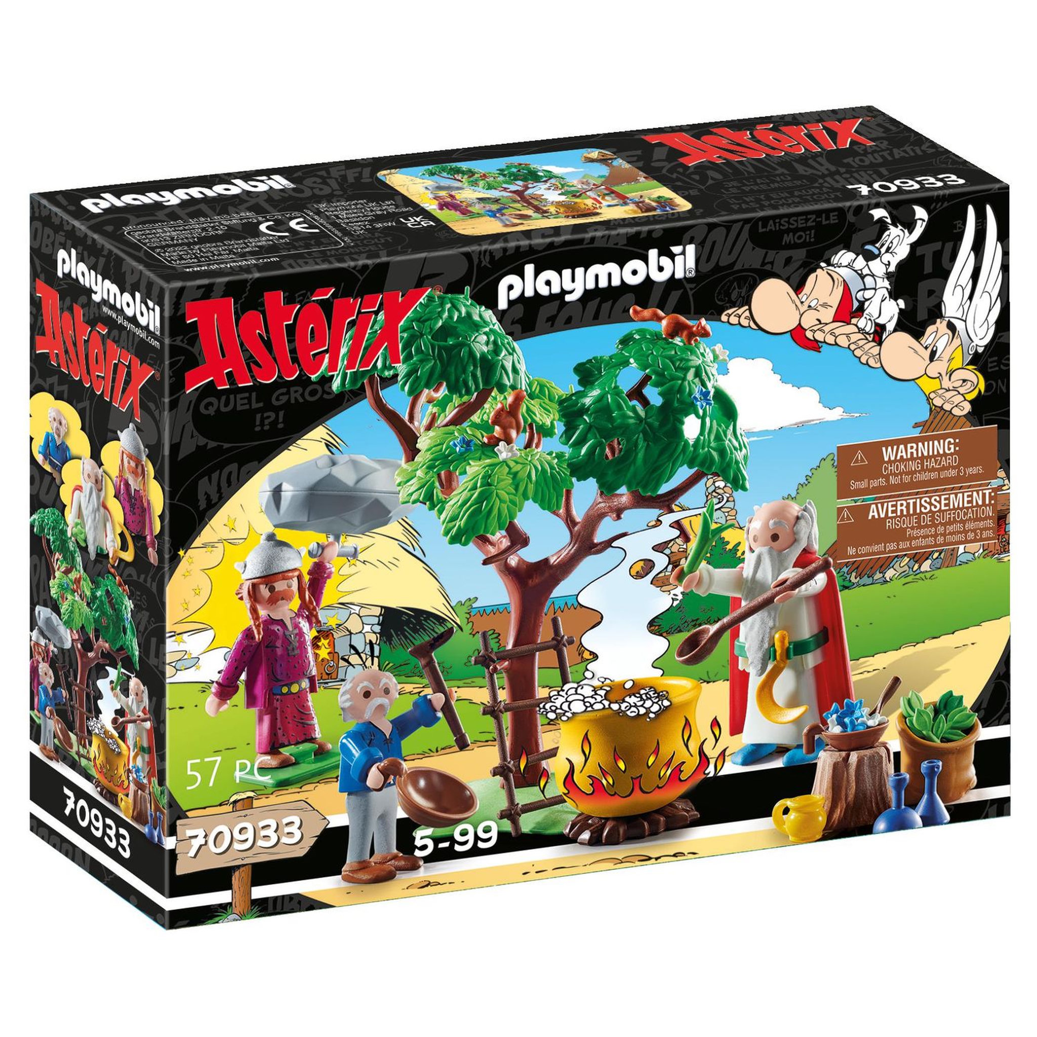 PLAYMOBIL 70933 - Astérix : Panoramix le chaudron de potion magique 