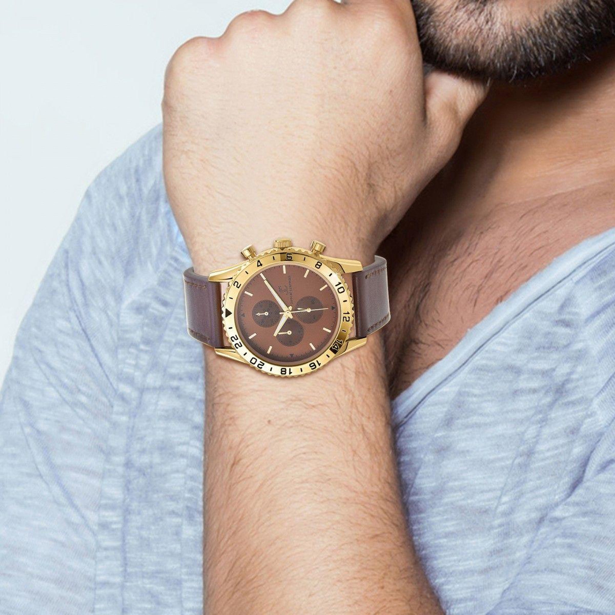 Voir la diapositive 2 : SC CRYSTAL Montre homme quartz par Pascal Szerman