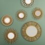 Voir la diapositive 3 : ATMOSPHERA Miroir mural rotin scandi Fleur - Diam. 56 cm