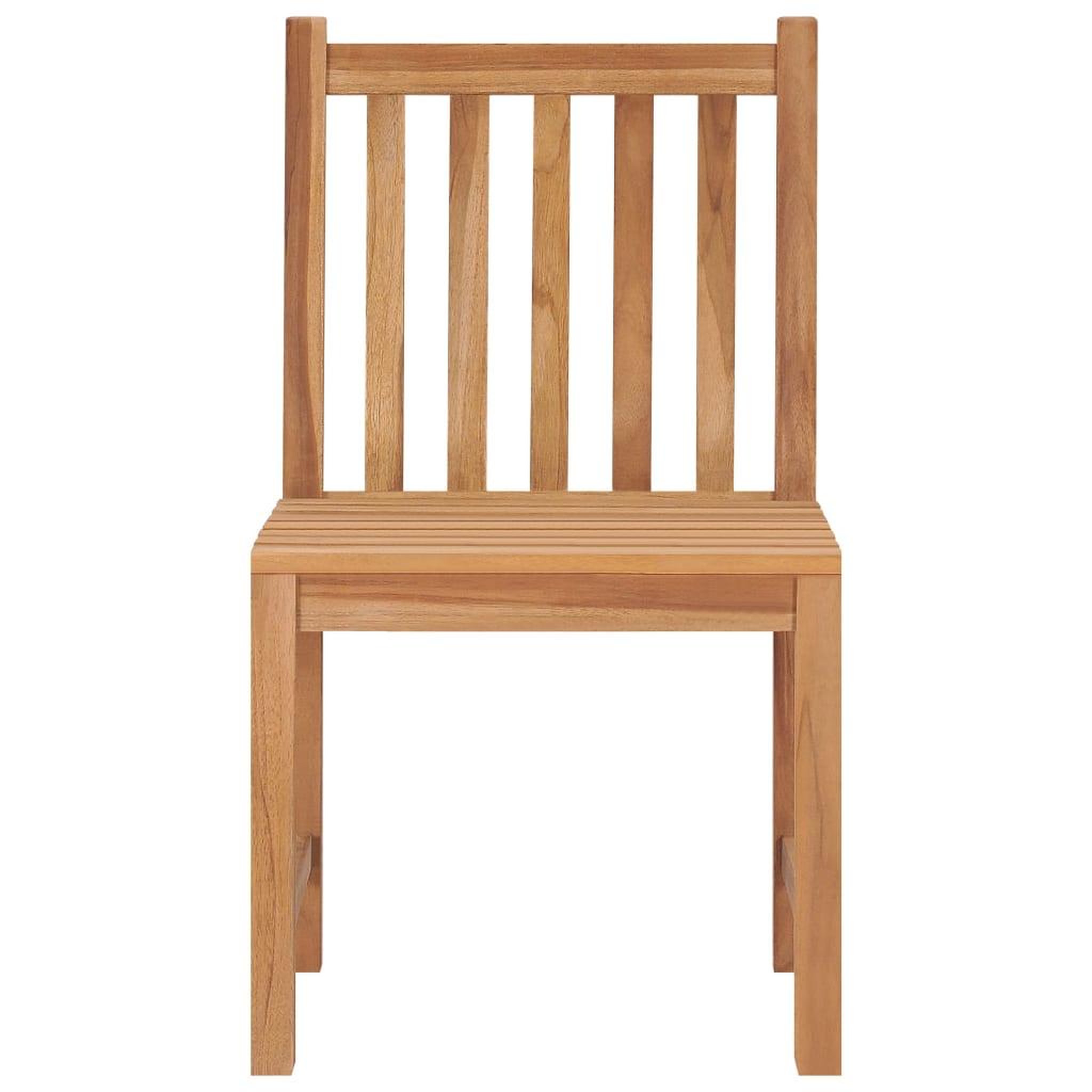 Voir la diapositive 3 : VIDAXL Chaises de jardin lot de 8 Bois de teck solide