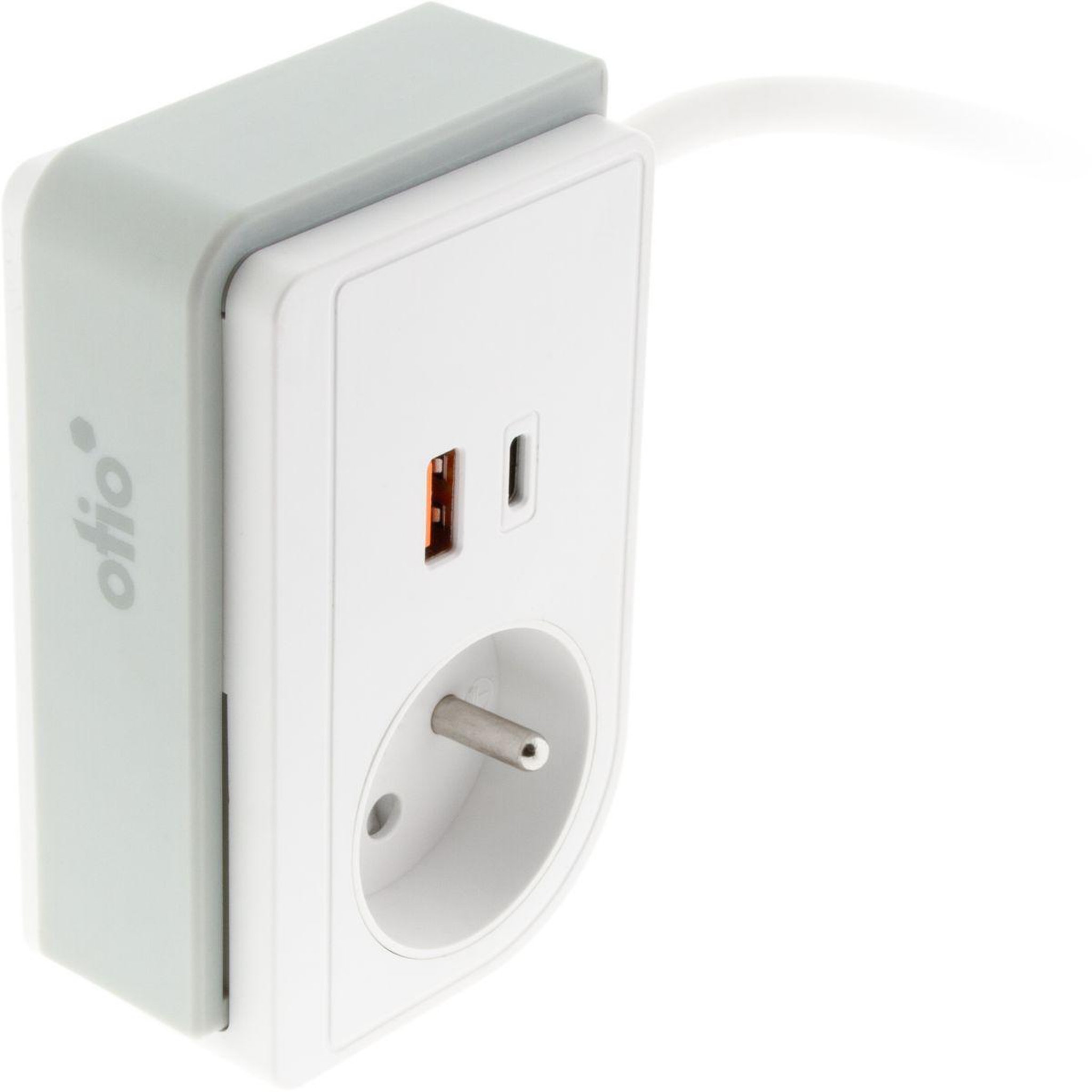 Checkflow Multiprise gekko xs clip 1 prise+2 usb-a 1.5m 20w