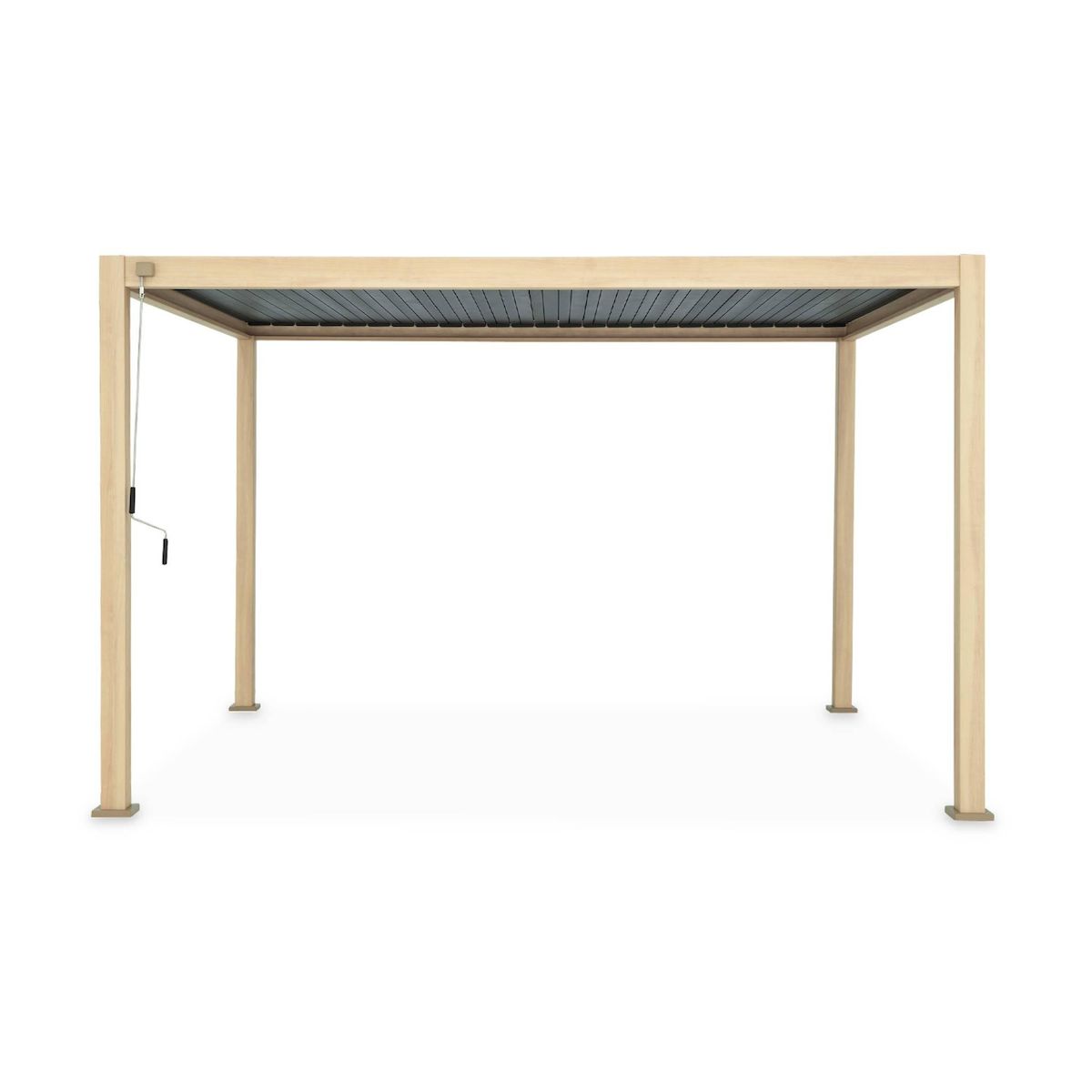 SWEEEK Pergola bioclimatique aluminium lames orientables 4x3m Triomphe