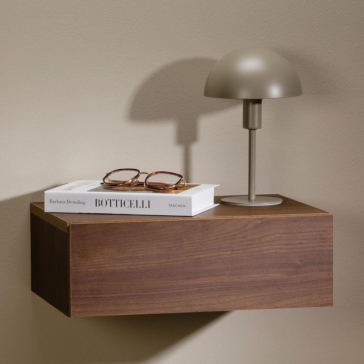 IDIMEX Chevet suspendu OCEANE, en bois