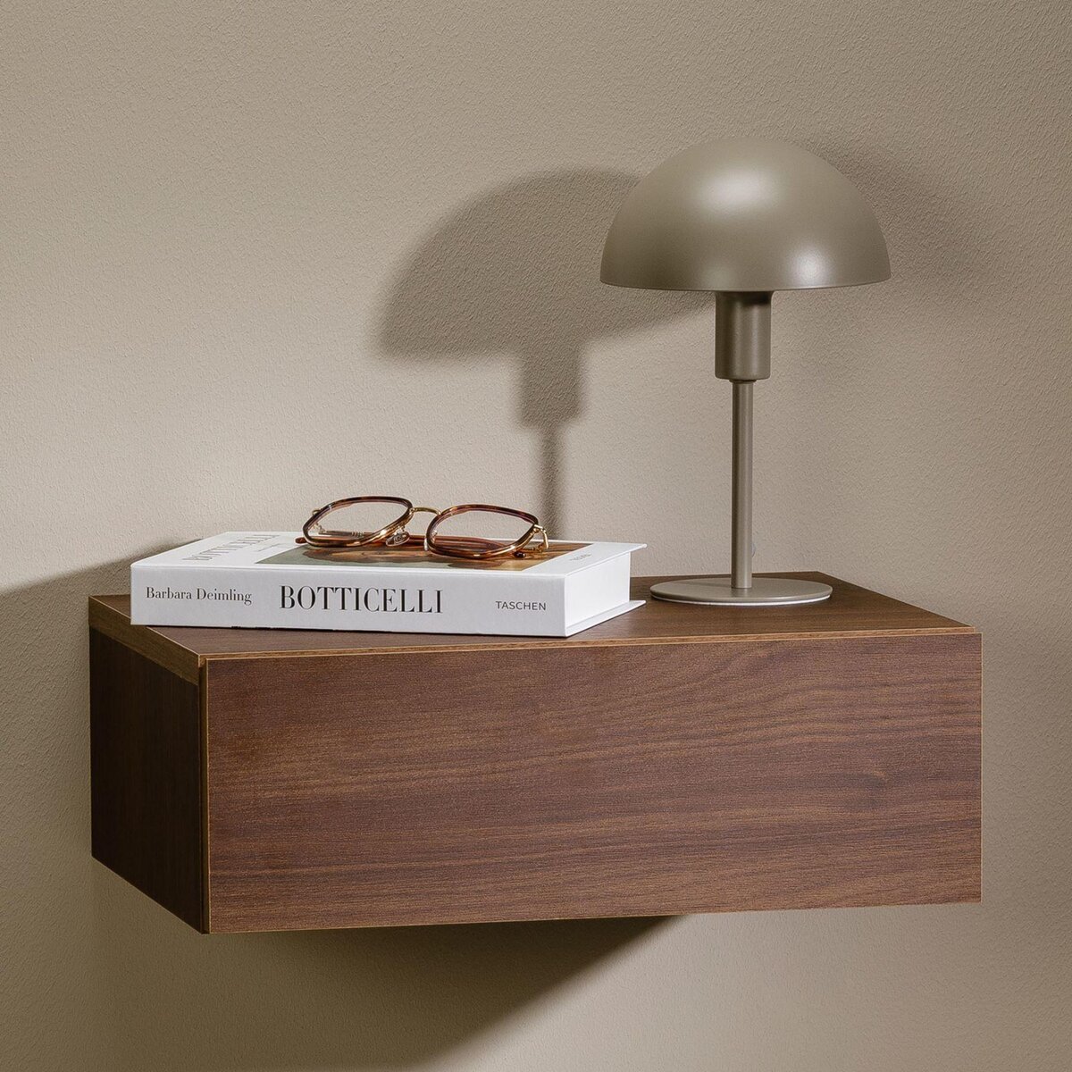 IDIMEX Chevet suspendu OCEANE, en bois