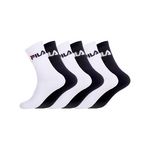 FILA Lot de 6 Paires de Chaussettes Tennis homme. Coloris disponibles : Noir