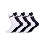 FILA Lot de 6 Paires de Chaussettes Tennis homme. Coloris disponibles : Noir