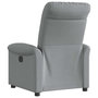 Voir la diapositive 5 : VIDAXL Fauteuil inclinable Gris clair Tissu