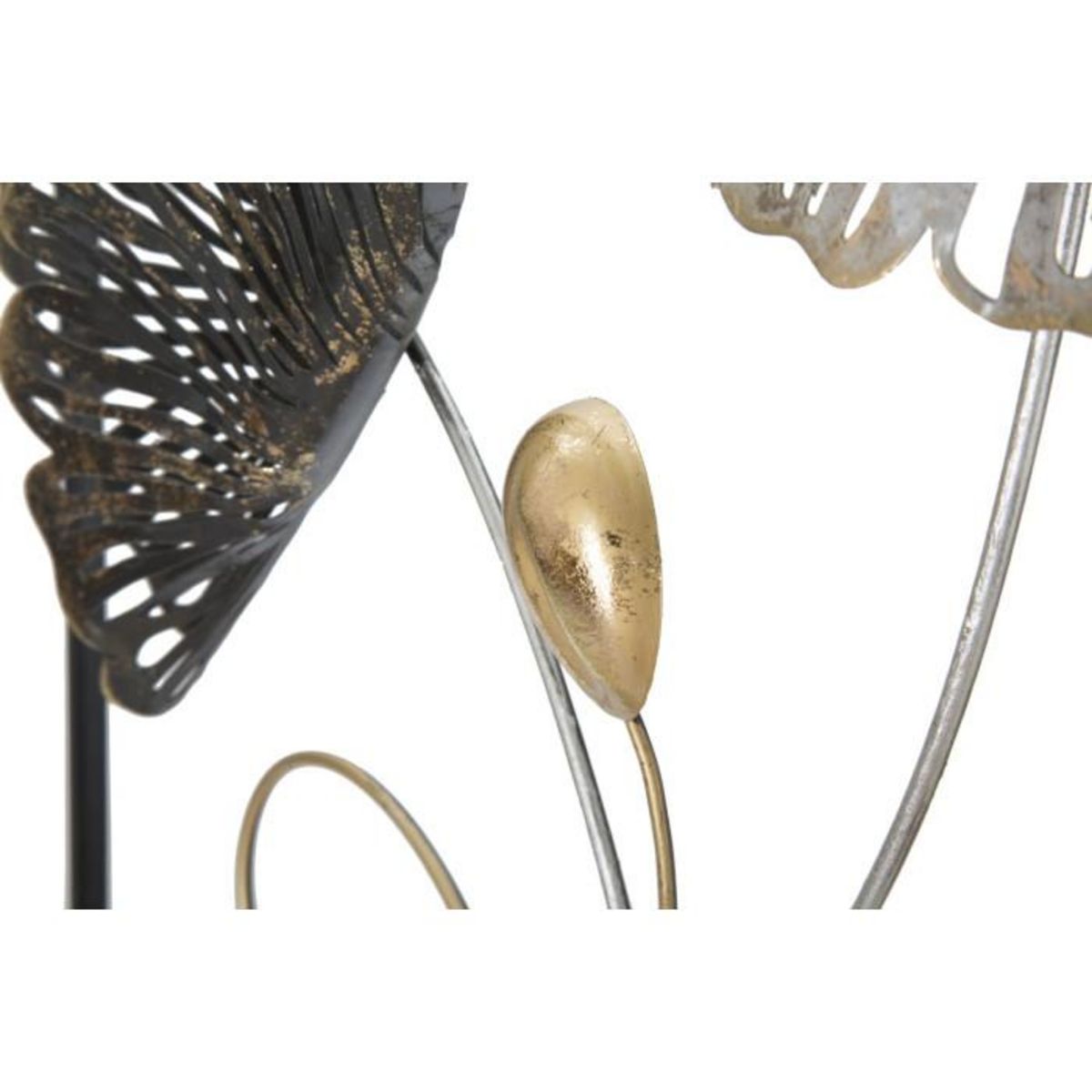 Paris Prix Décoration Murale Encadrée en Métal  Fleurs  50cm Multicolore