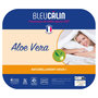 Voir la diapositive 2 : BLEU CALIN Oreiller confort moelleux en polyester enrichie aloé véra RELAXANT